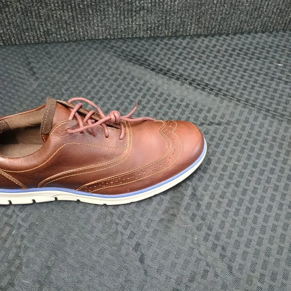 Timberland Sensorflex Brogue Oxford Leather Brown Men's Dress Shoes A139D size9